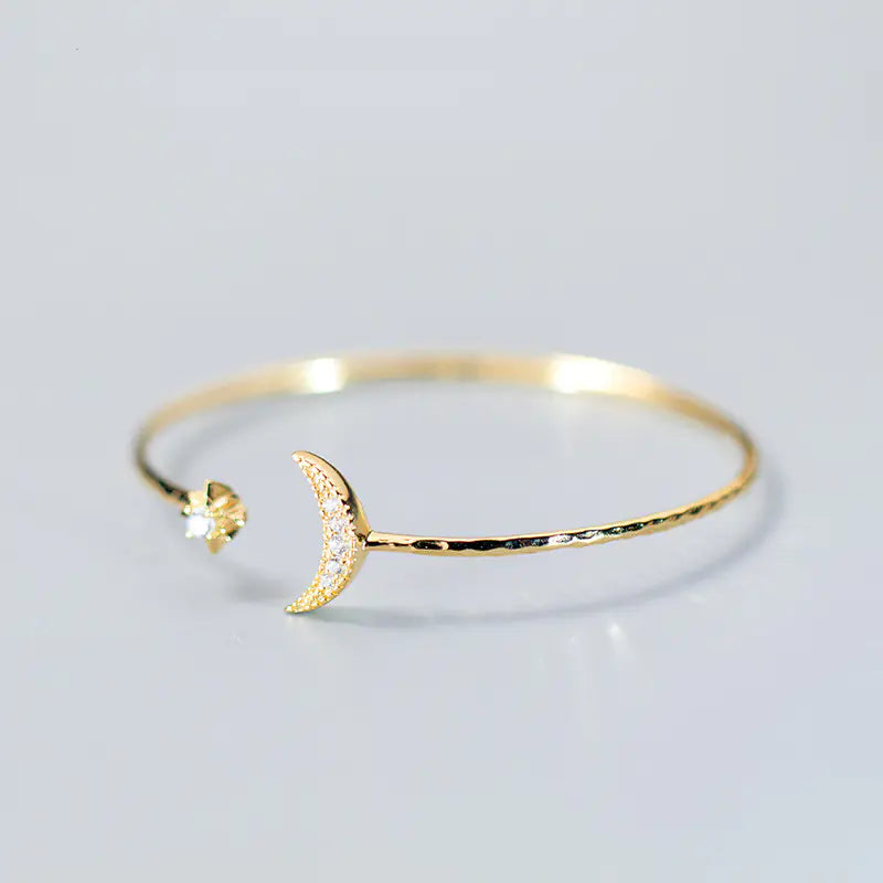 Moon and Star Bracelet