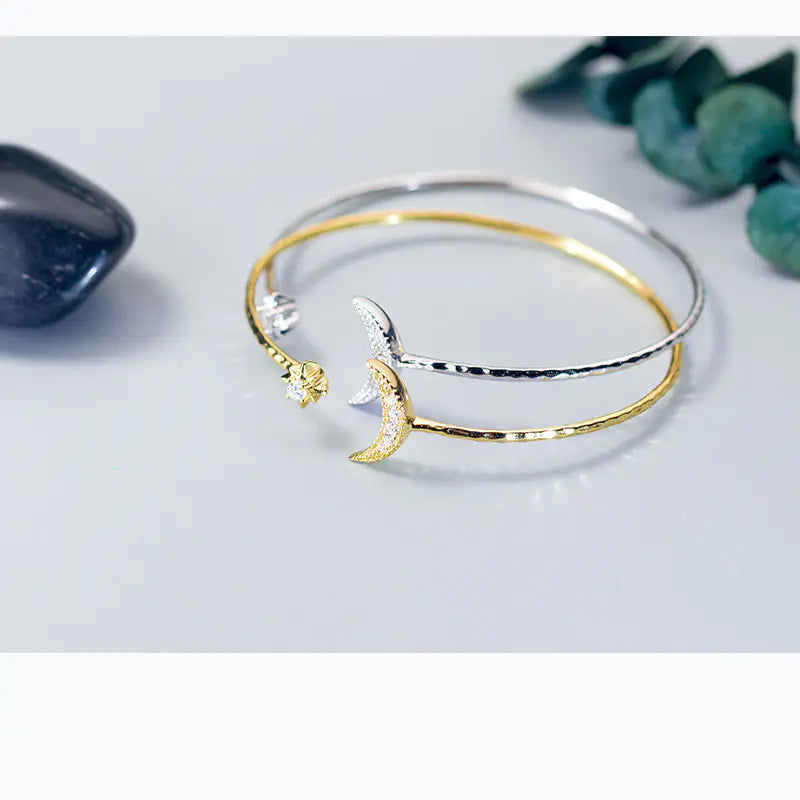 Moon and Star Bracelet