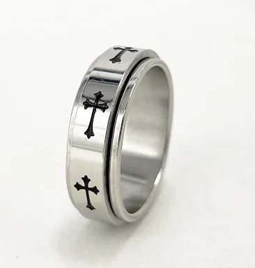Eternal Cross Ring Set