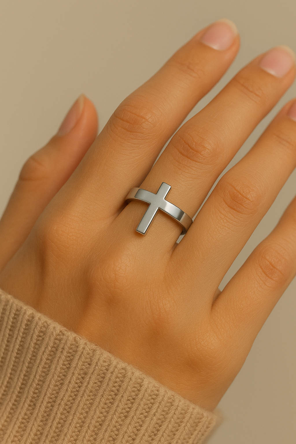 Eternal Cross Ring Set